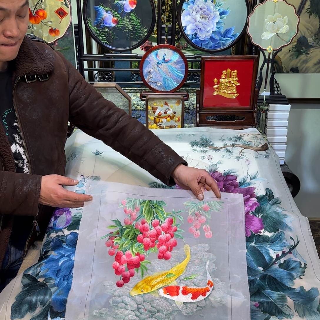 刺绣刺绣工艺精湛