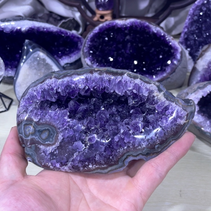 水晶软糖未镶嵌紫晶