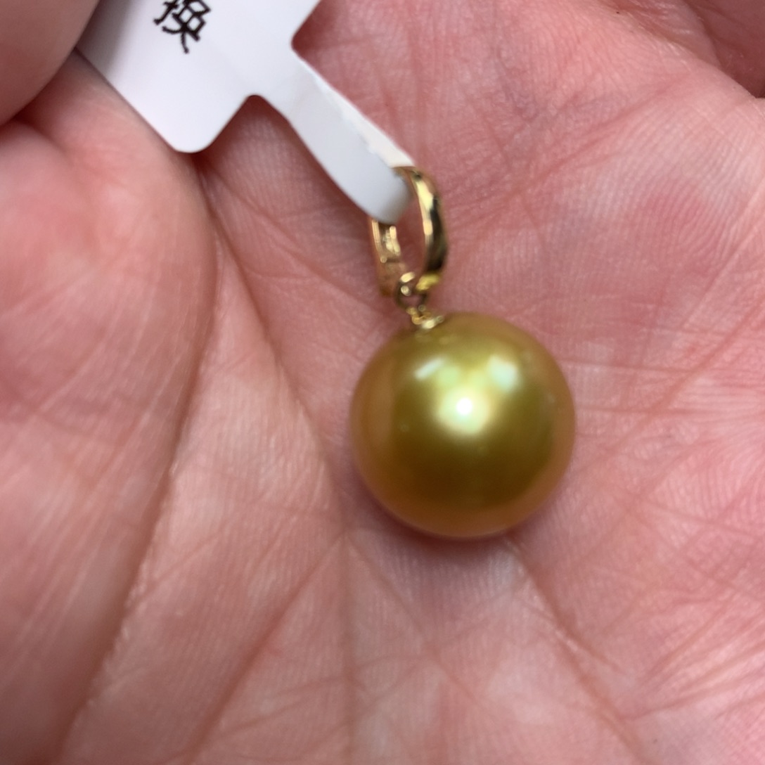 海水珍珠18K金镶嵌颈饰