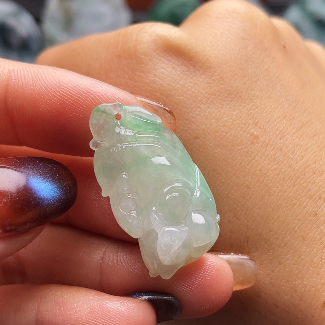 未镶嵌定制翡翠青**上天然