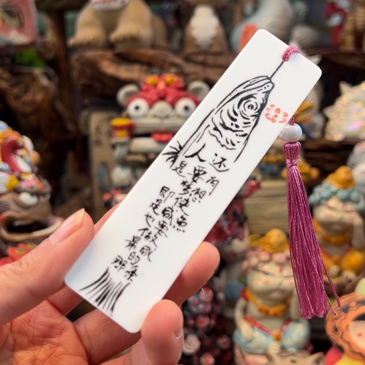 陶摆件小镇青花每日有新品