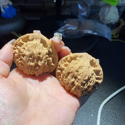 文玩核桃吊坠随****途官帽48