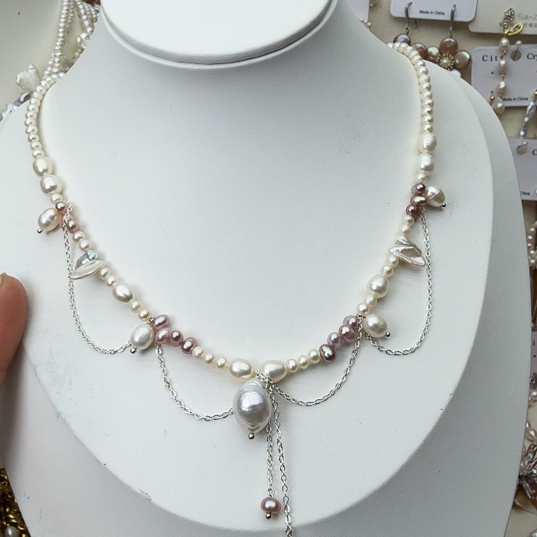 未镶嵌淡水珍珠颈饰