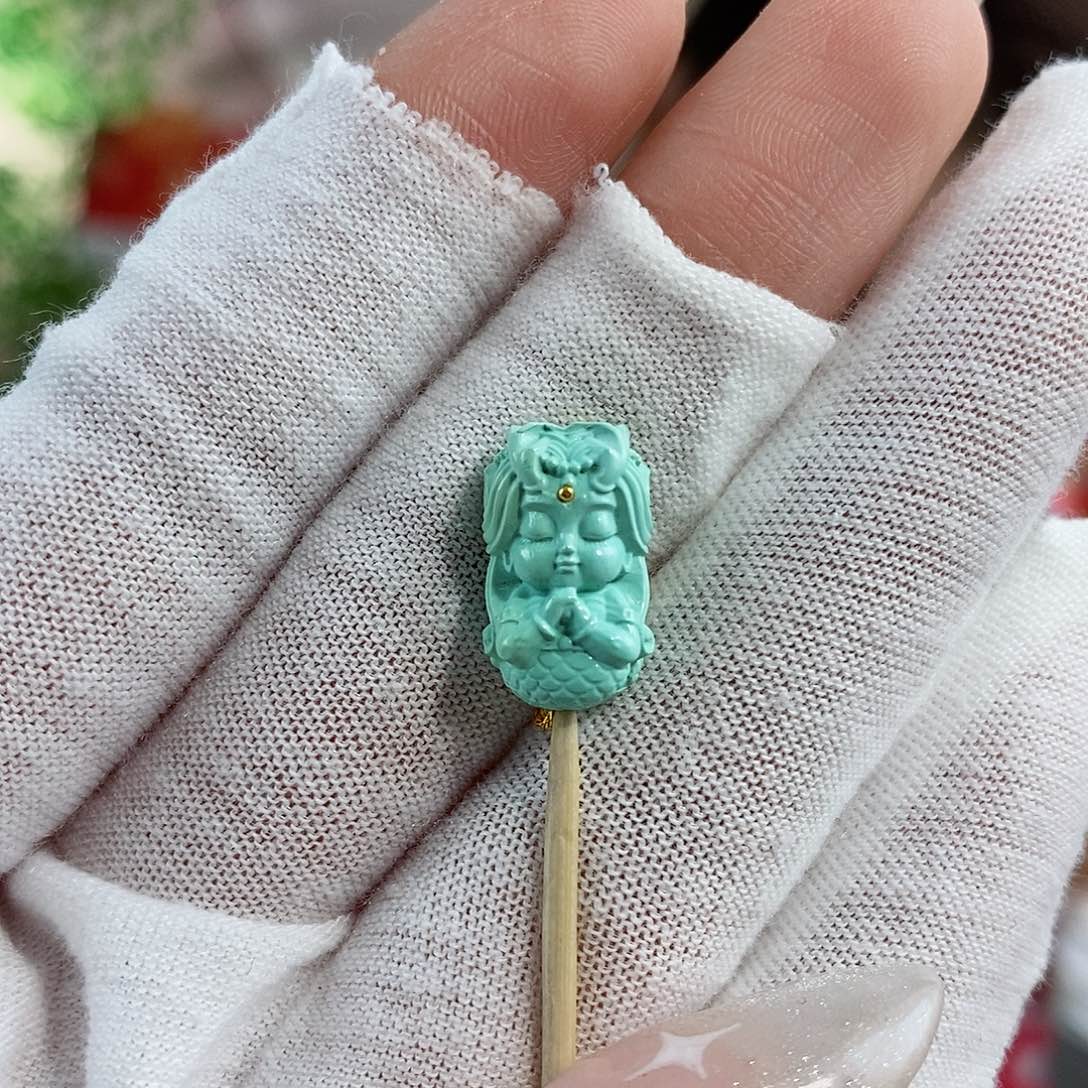 绿松石珠宝奇石未镶嵌