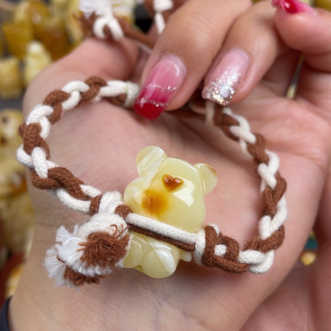 琥珀裸石未镶嵌蜜蜡