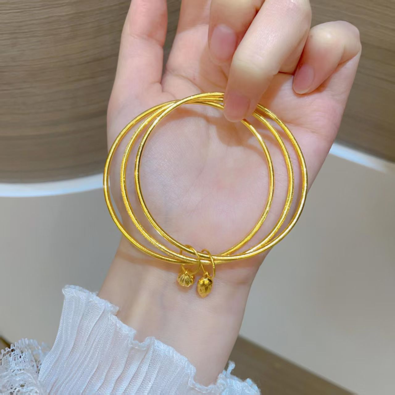 【JIN GAN 】三生三世手镯 原料手工制作 轻奢百搭时尚素款