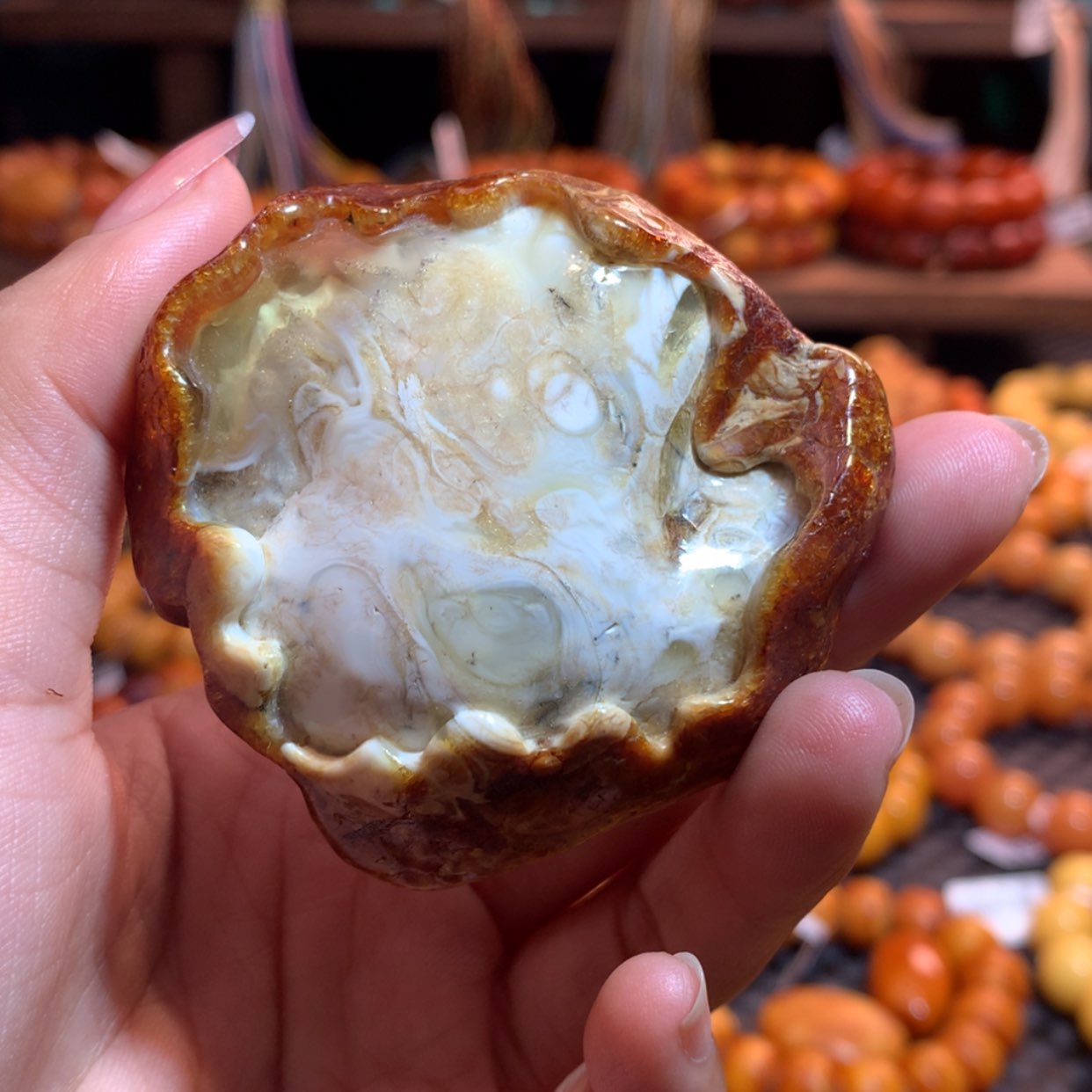 【闪购商品】琥珀吊坠(不含链)未镶嵌