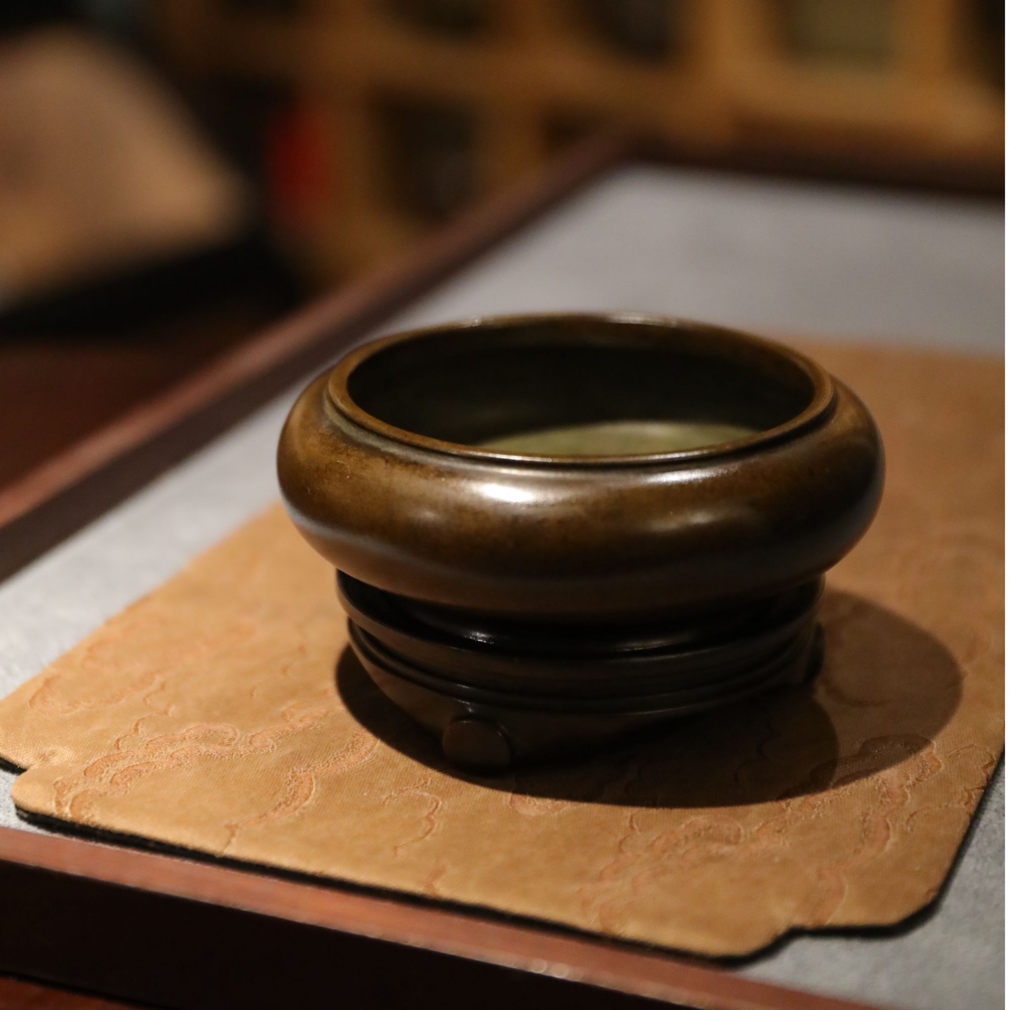 【苏工】纯铜钵体炉 古雅供佛家用沉香檀香香炉（素款）