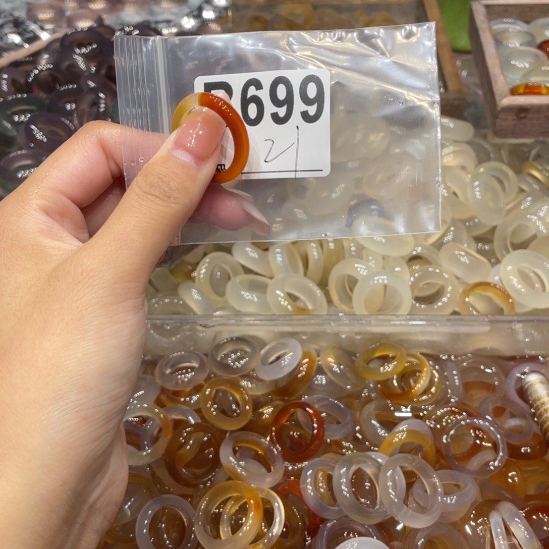 玛瑙/玉髓未镶嵌戒指699