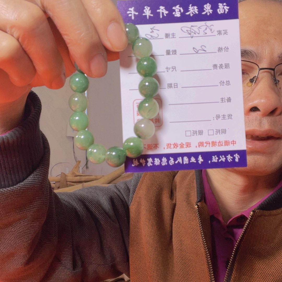 石英质玉手链未镶嵌冷*