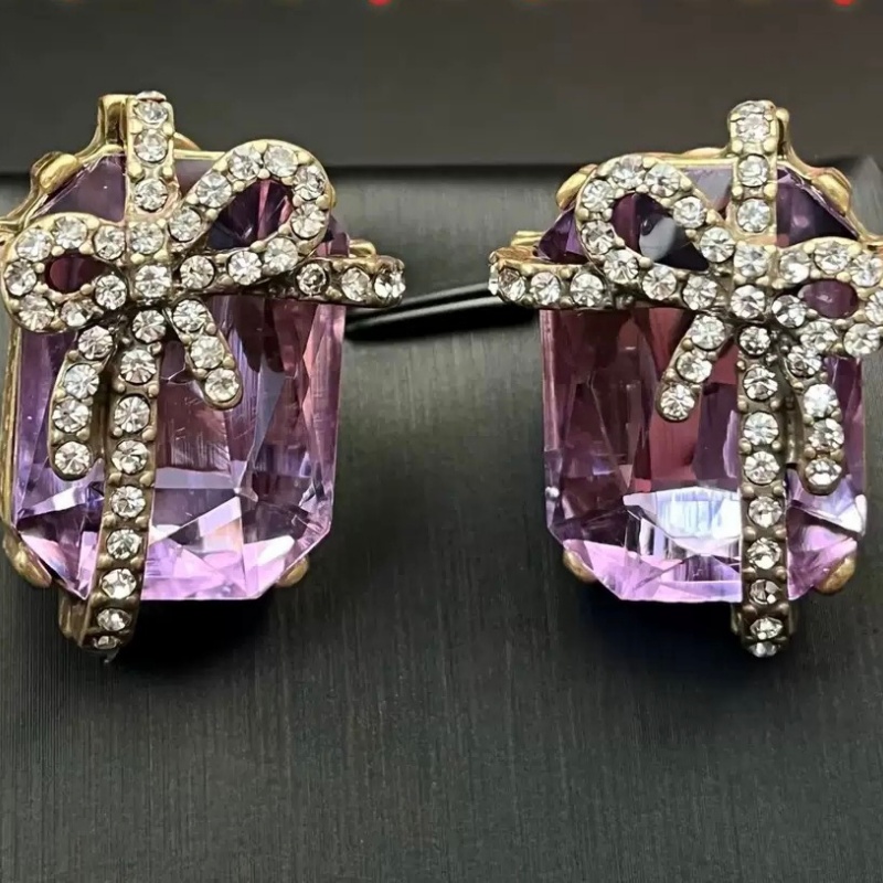 铜合金仿水晶耳饰 【3931】Emily Vintage珍藏款