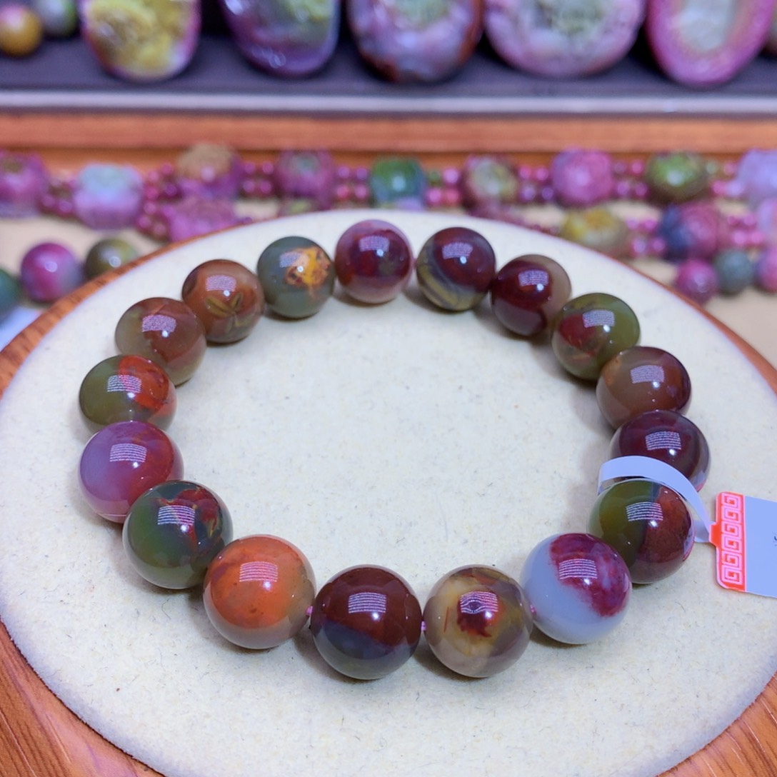 玛瑙未镶嵌手链盐源