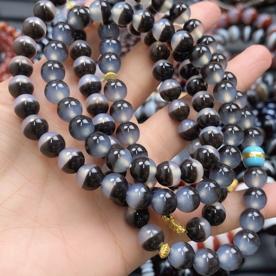 玛瑙/玉髓 玛瑙手串未镶嵌