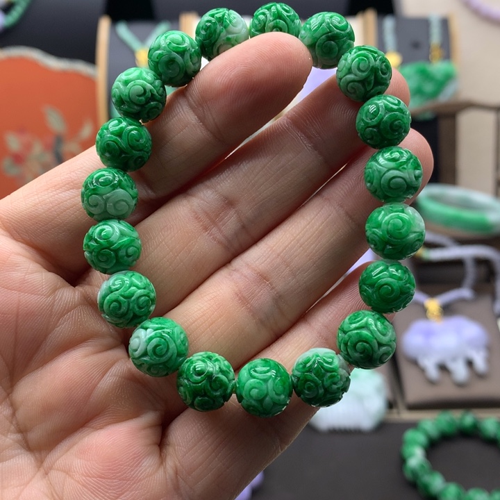 翡翠未镶嵌手链翡翠手链