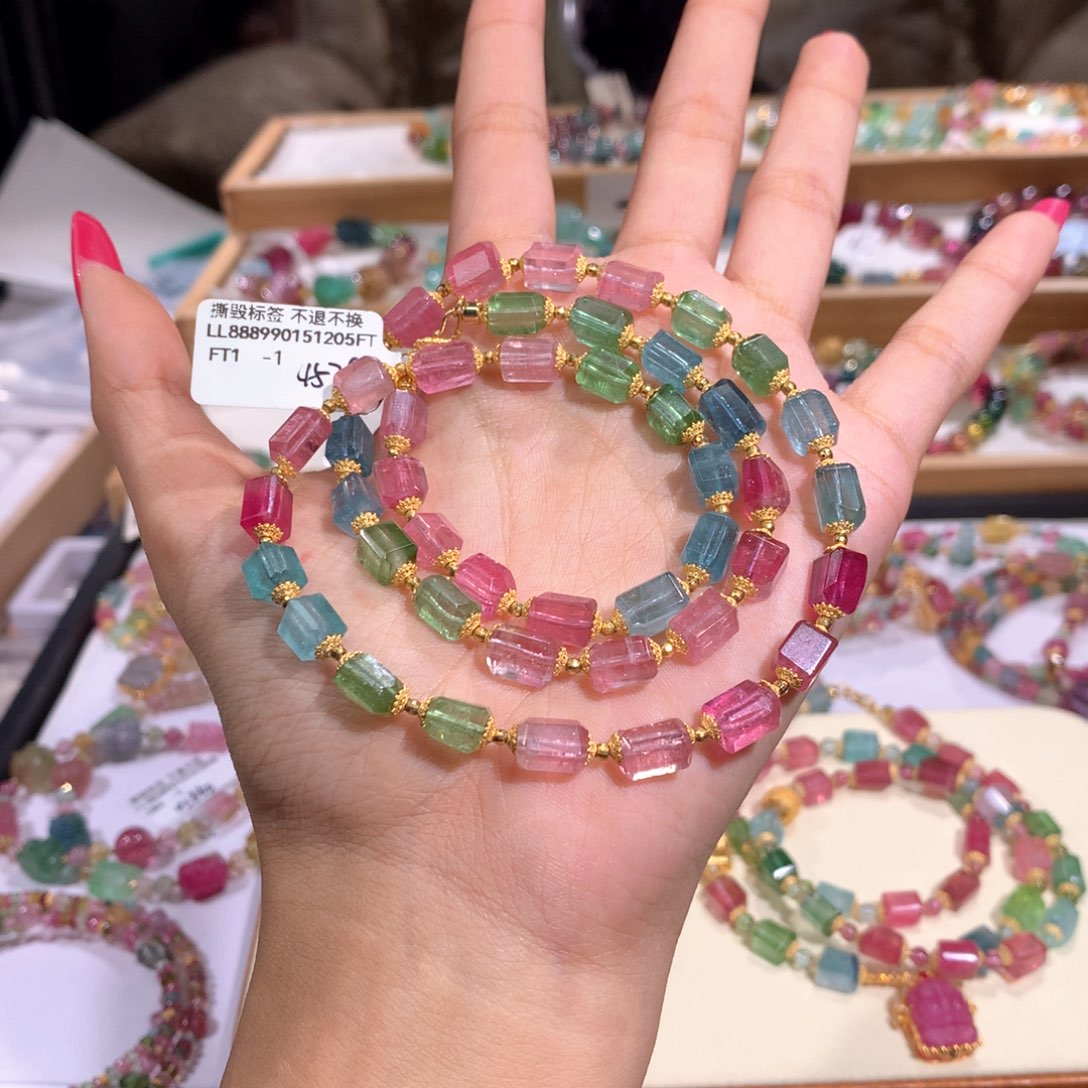 未镶嵌高货传家宝碧玺碧玺