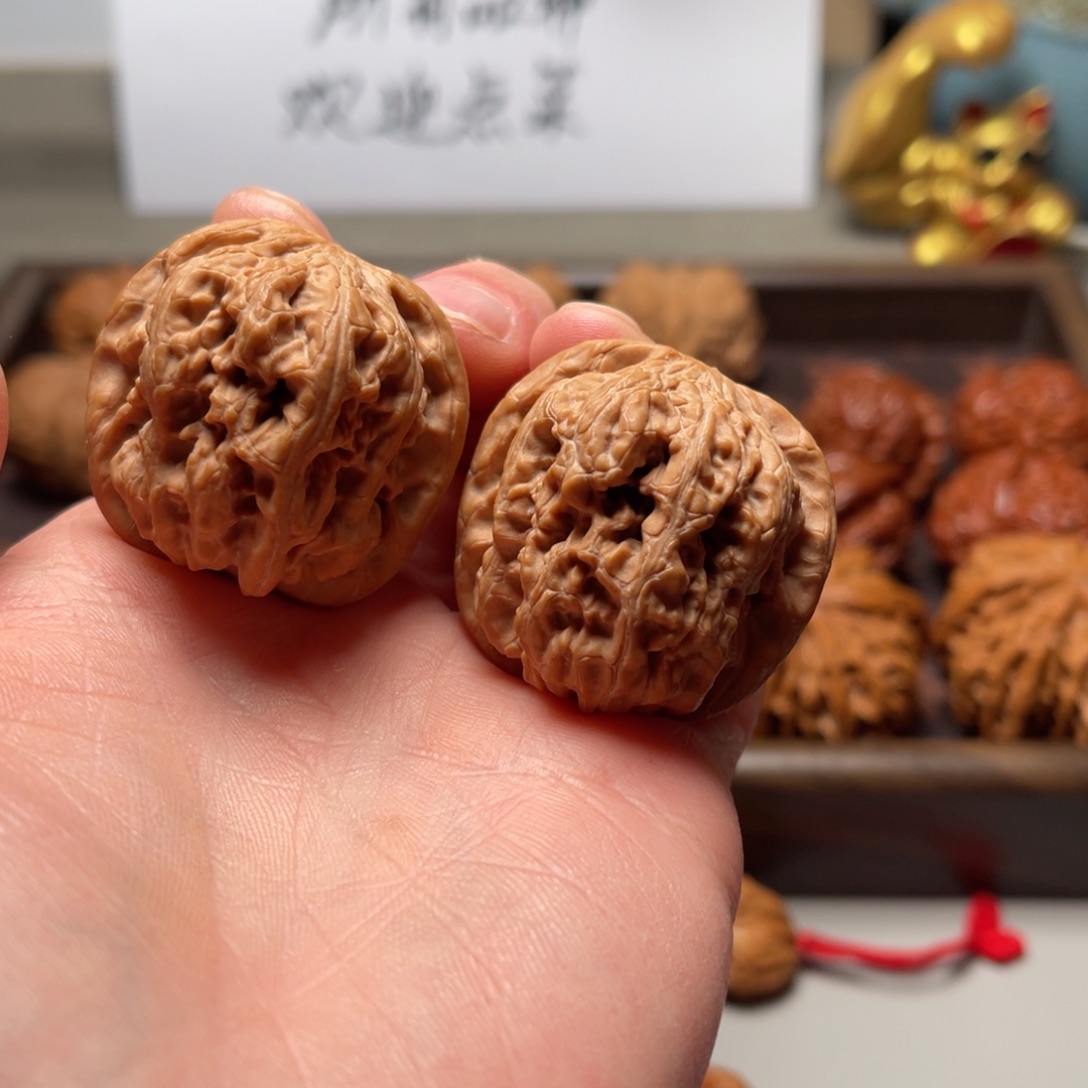文玩核桃把件平谷芭蕉扇