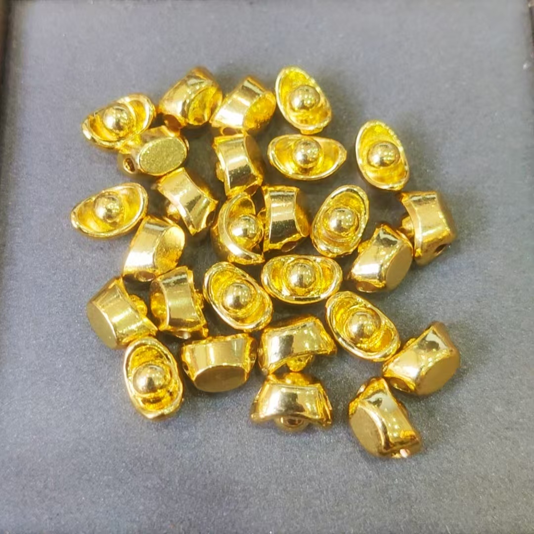 私人定制 典藏美丽首饰精美百搭黄灿灿元宝 LS