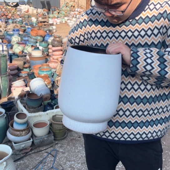 红陶口20高31瑕疵