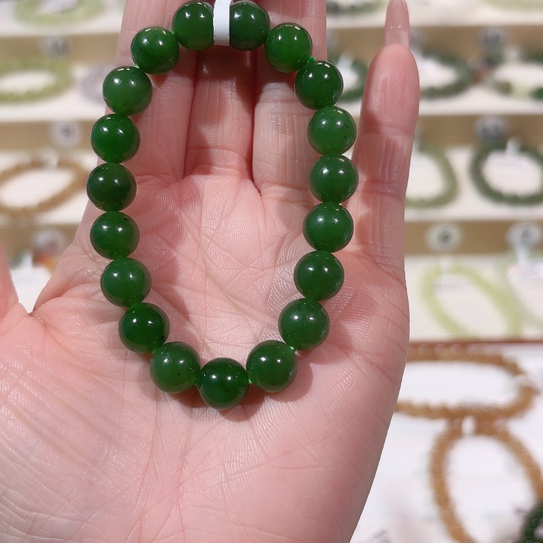 和田玉手链未镶嵌V