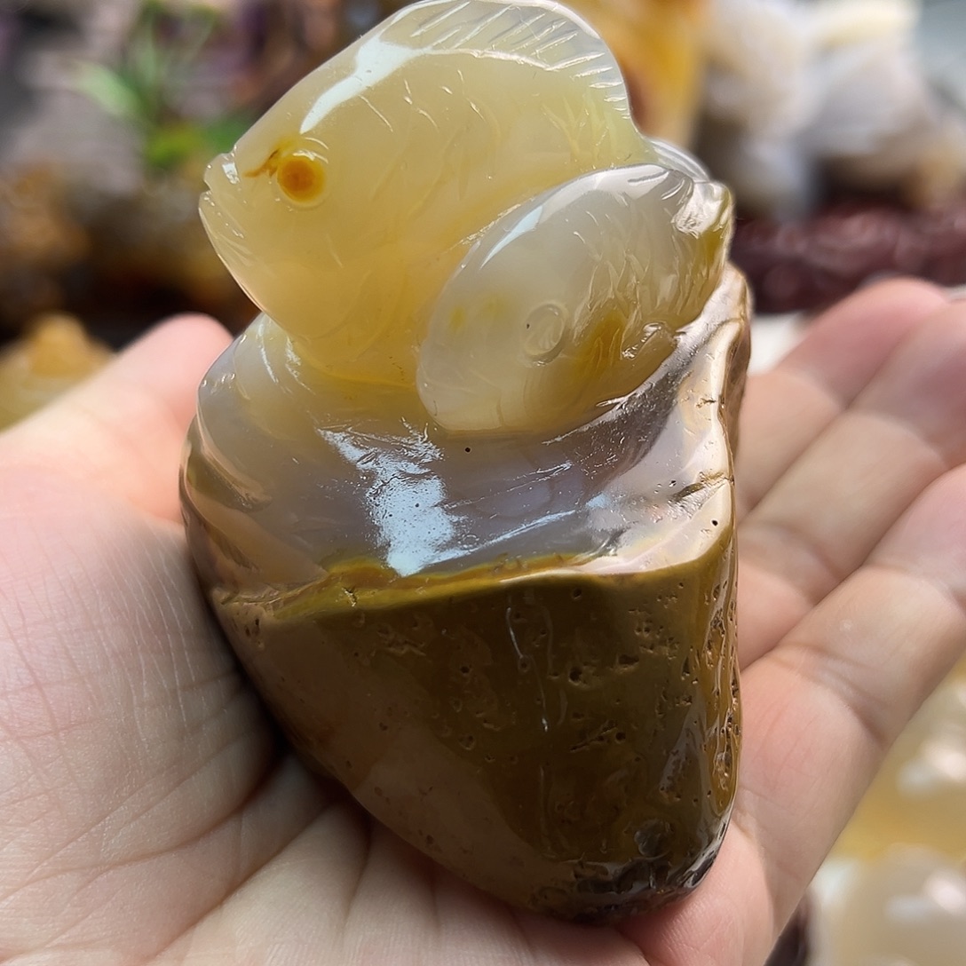 玛瑙/玉髓未镶嵌吊坠(不含链)