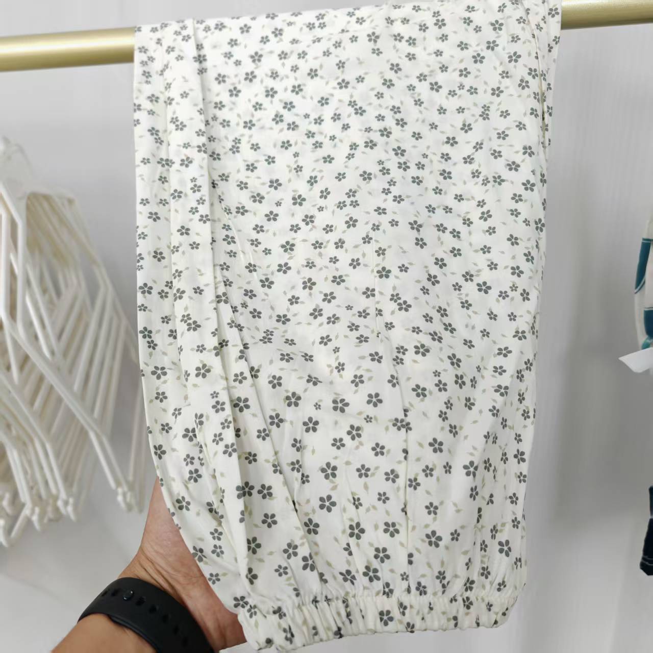 女绵绸夏季防蚊裤家居服长裤