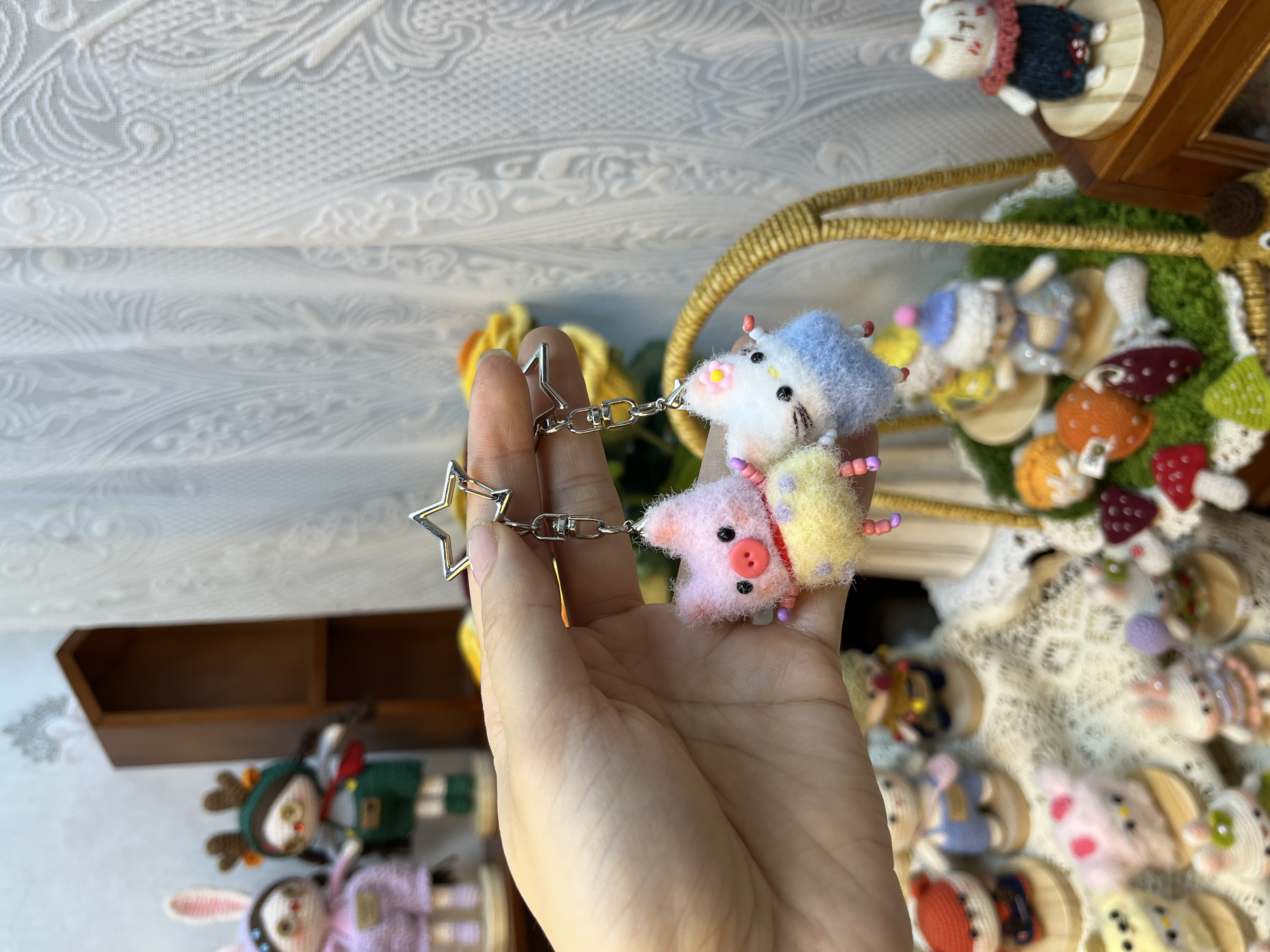 萌小吖手机挂链小鼻嘎