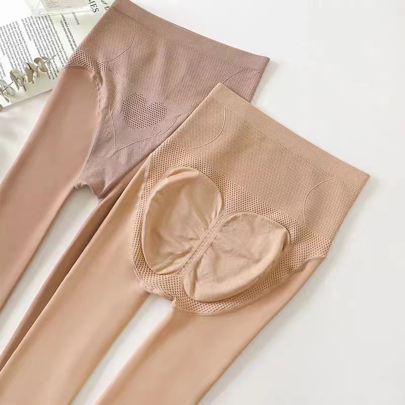 裸感高腰打底裤春秋裤袜薄款防勾丝肉色加大大码春秋显瘦