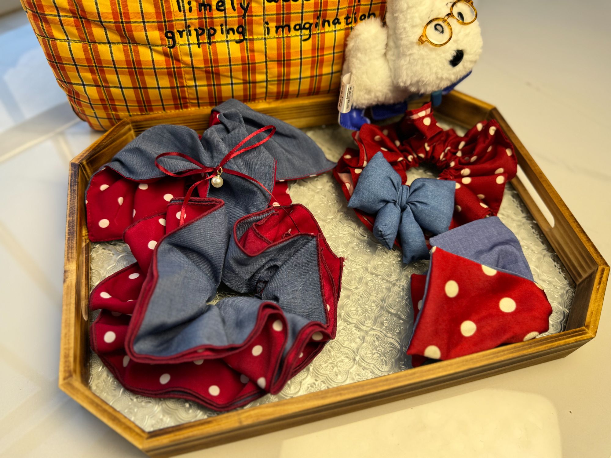 重磅立体工艺发饰发圈发箍边夹抓夹大肠圈马尾甜美风法式风美拉德