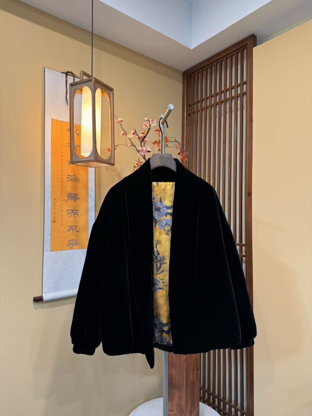 【MXN】100%桑蚕丝真丝丝绒高定面包服款保暖慵懒两面穿棉服 672