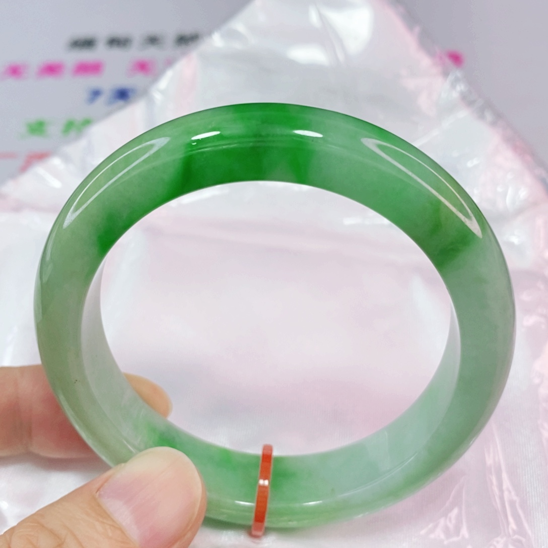 未镶嵌手镯翡翠54.5圈口正圈