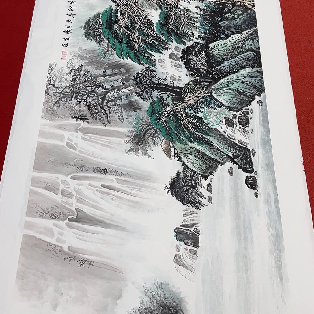 国画手绘国画作品