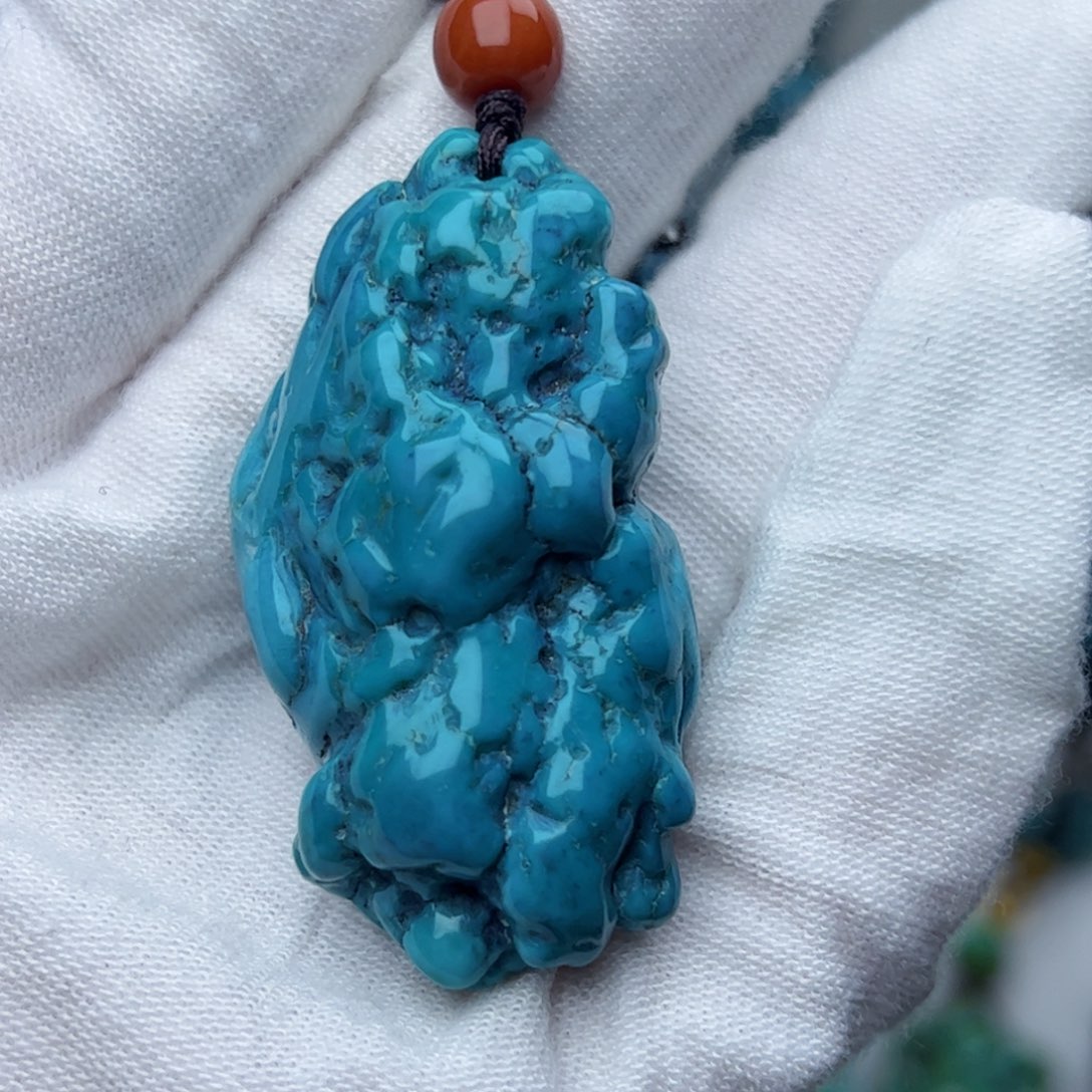 绿松石珠宝奇石未镶嵌