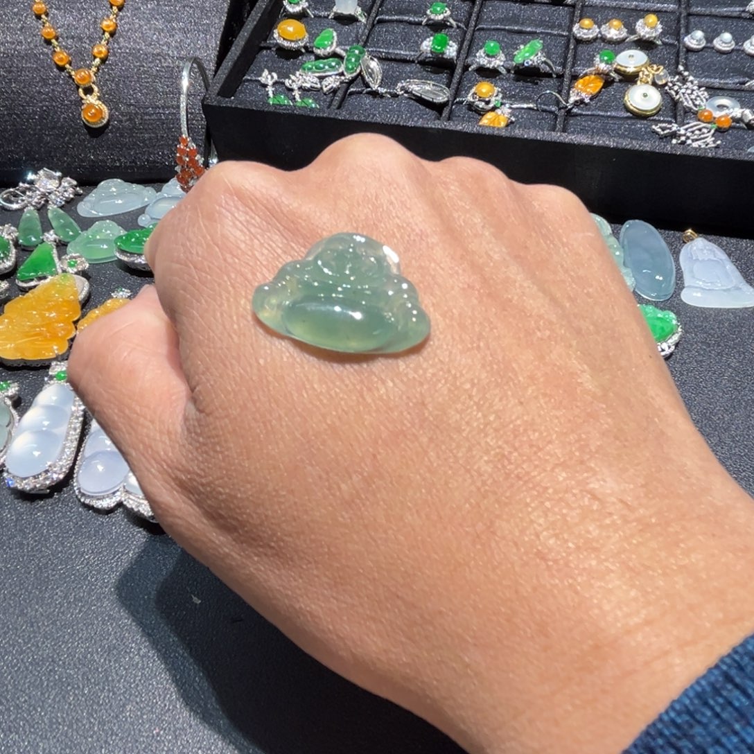 翡翠未镶嵌颈饰缅甸翡翠