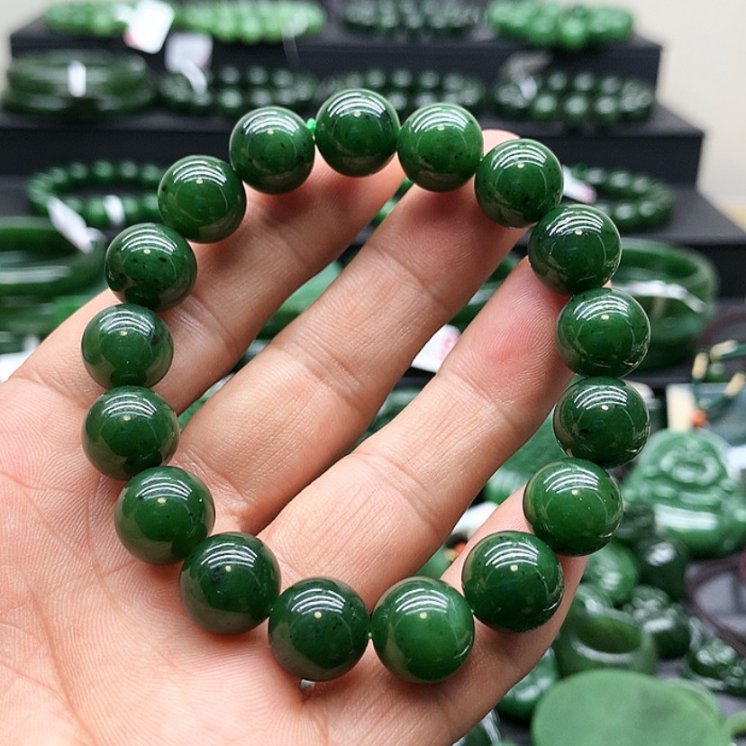 【闪购商品】和田玉（碧玉）手链未镶嵌