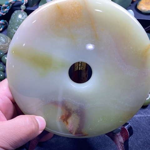 未镶嵌蛇纹石玉手链快*仙