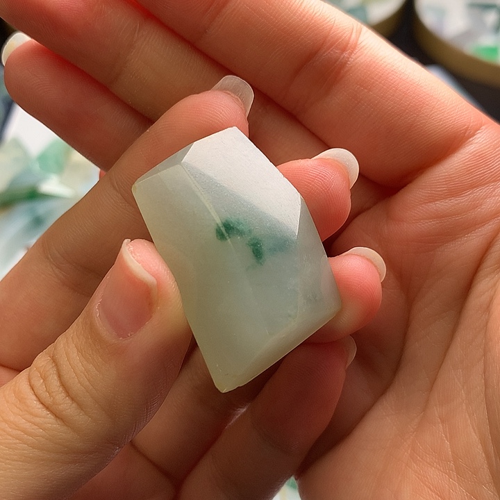 定制翡翠未镶嵌许****帘料子