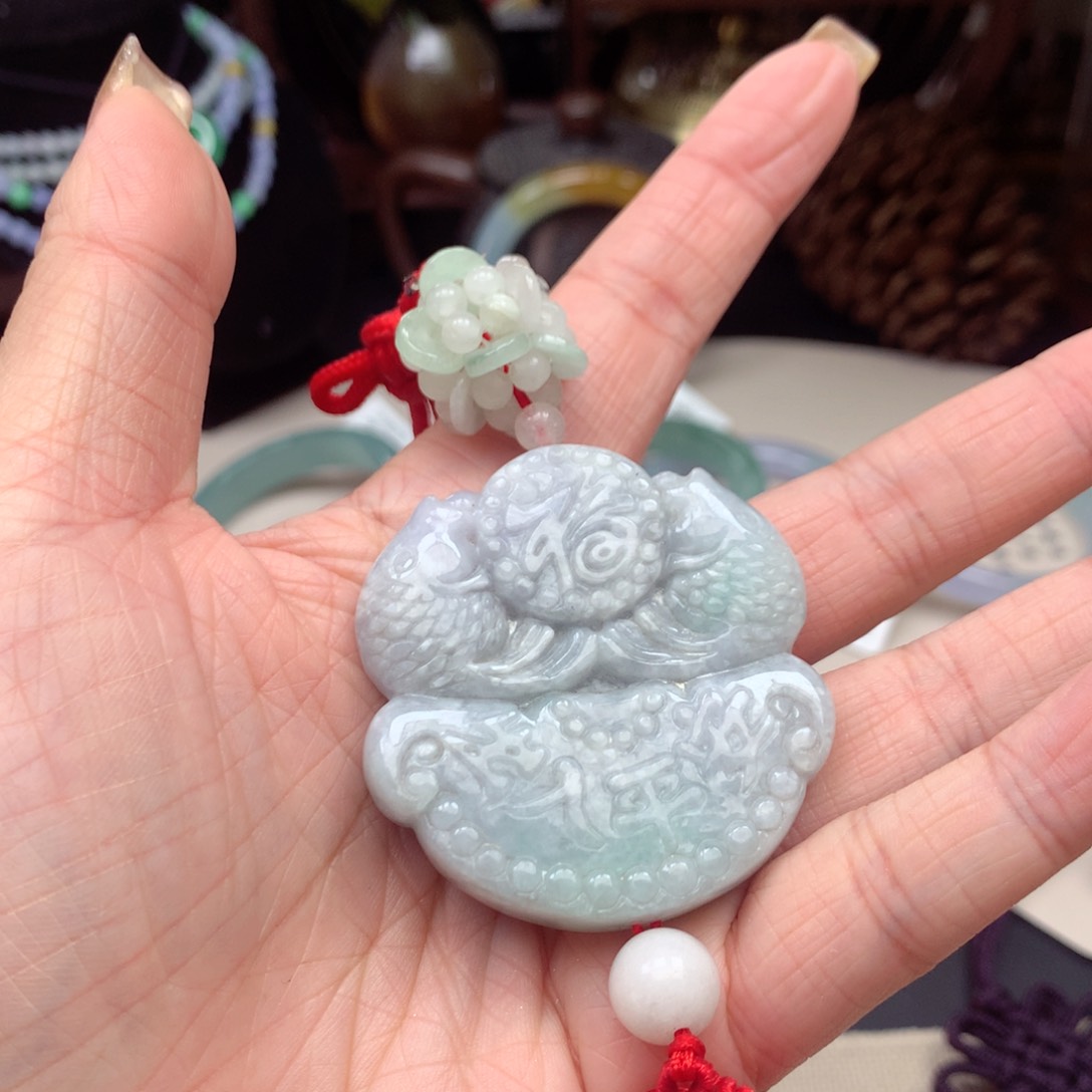 颈饰未镶嵌翡翠缅甸翡翠