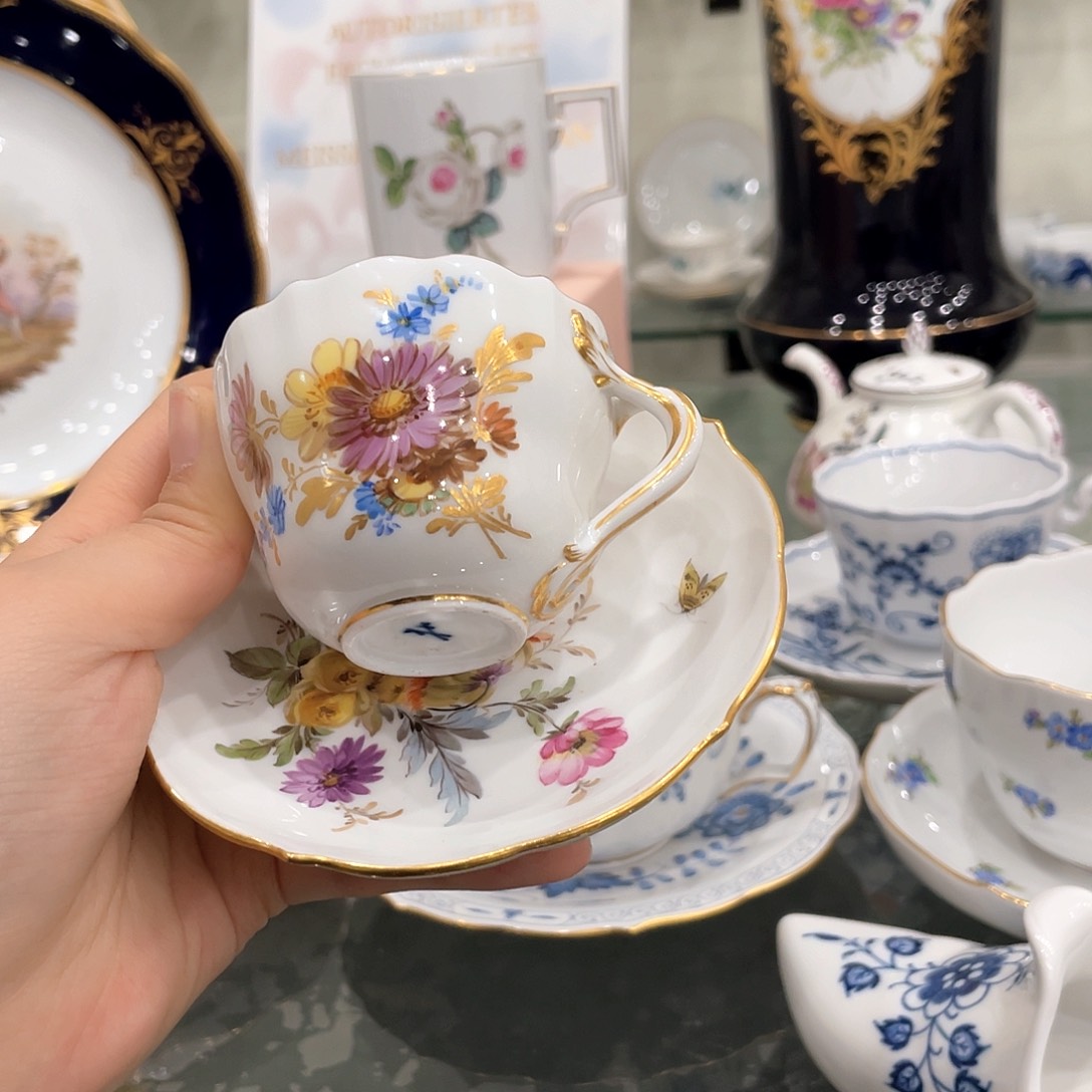 瓷片中古一等细笔摩卡杯