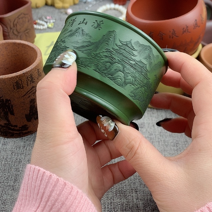 紫砂茶杯高端主人杯
