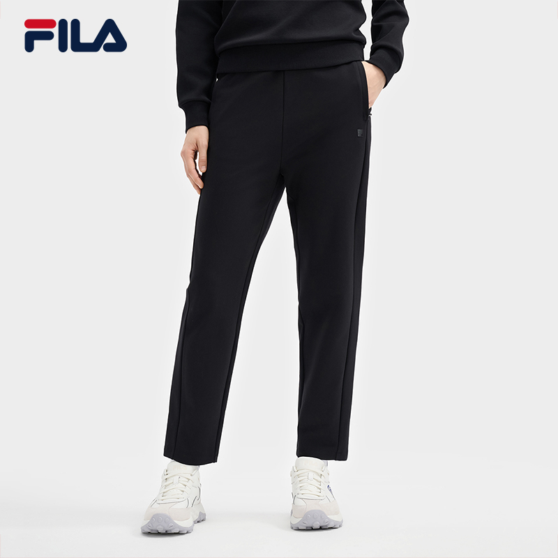 Fila/斐乐新款女子【百搭针织工艺长裤】户外休闲舒适F11W513605F