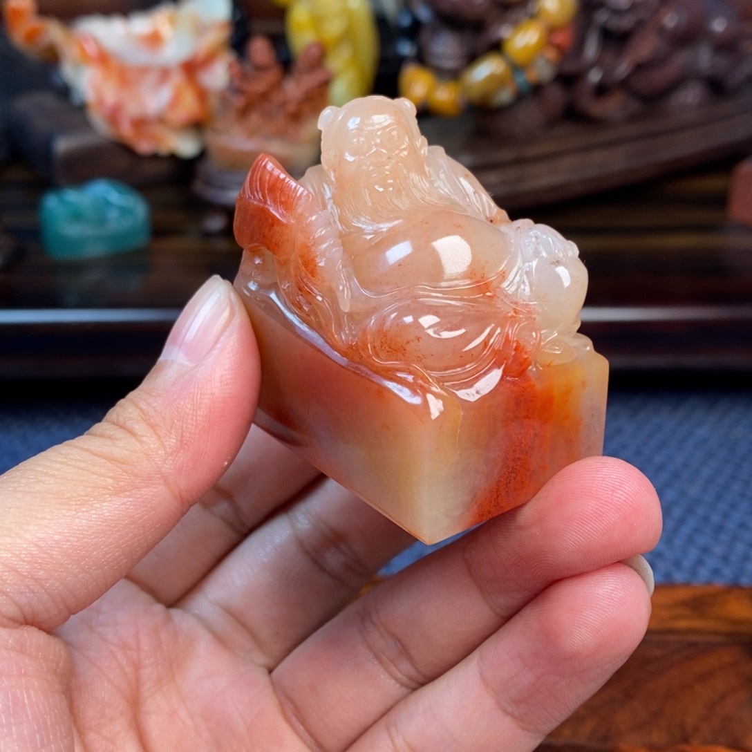 独**江寿山石收藏作品石