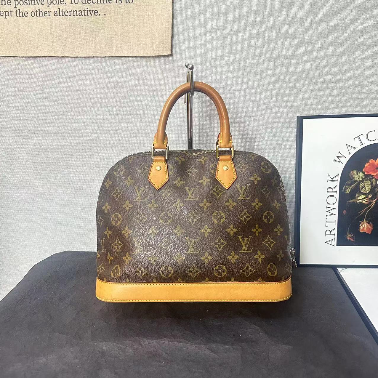 95新 LouisVuitton/路易威登 lv老花贝壳包/斜挎包/手提包/单肩包