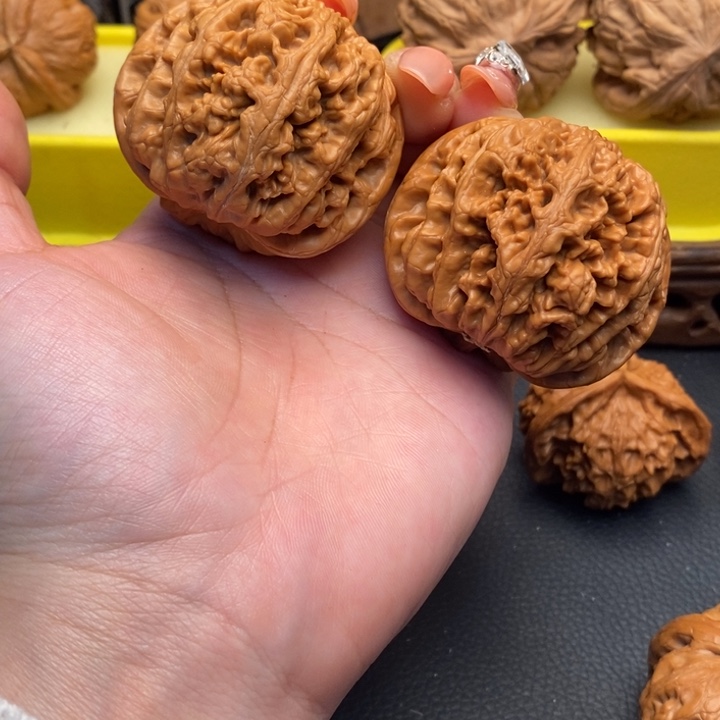 文玩核桃把件055球筋48