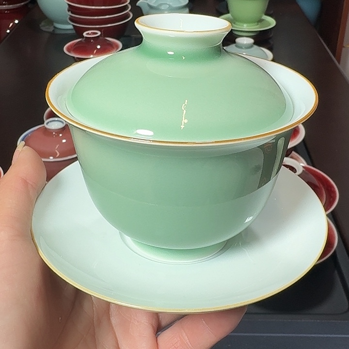 ****.陶瓷景德镇高温陶瓷盖碗