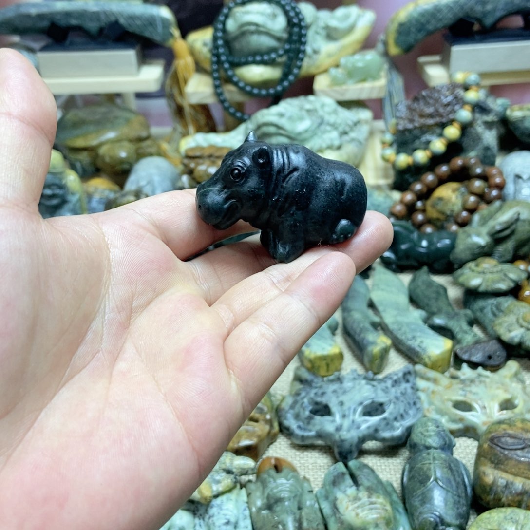 和田玉手把未镶嵌