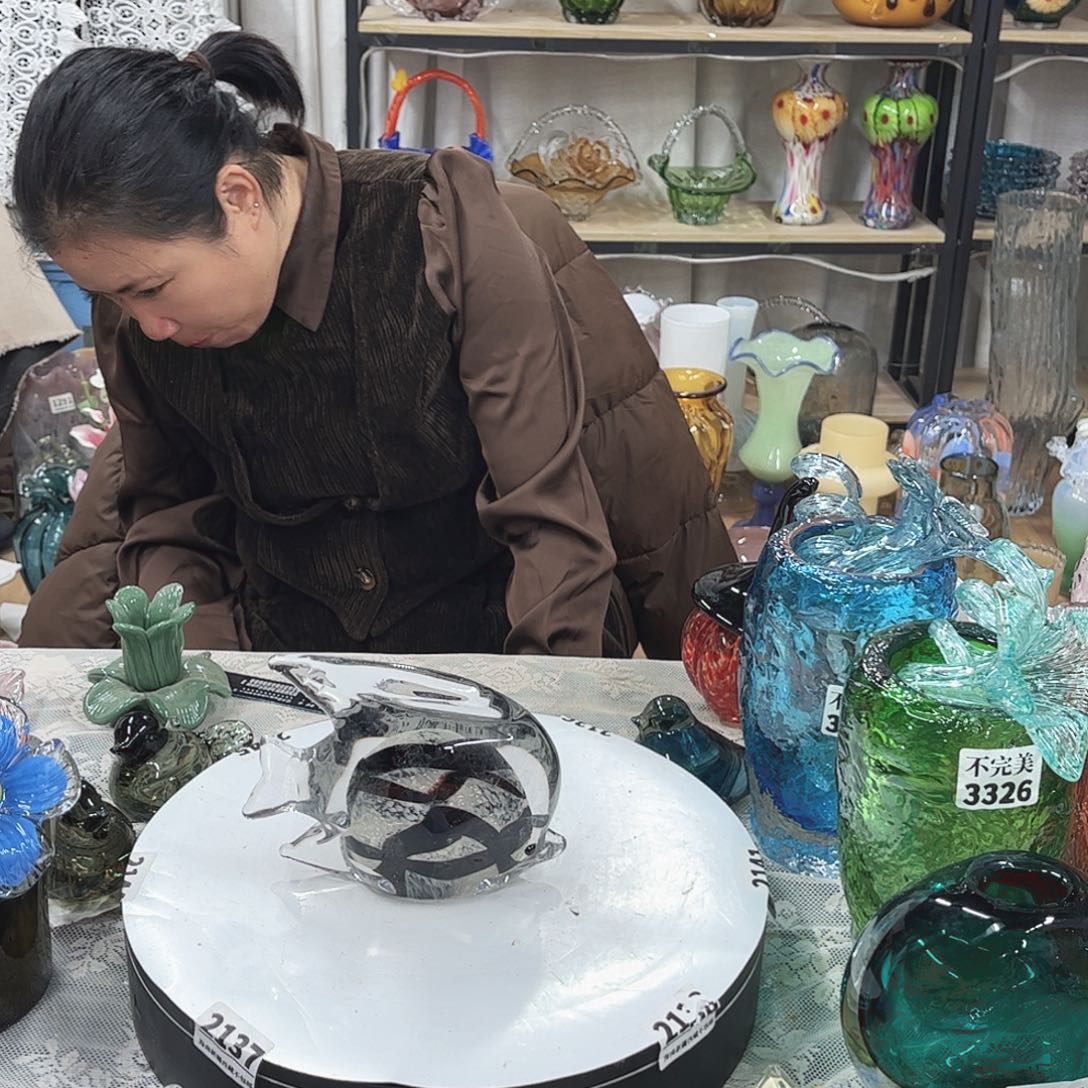 鱼 家悦琉璃工艺品不完美