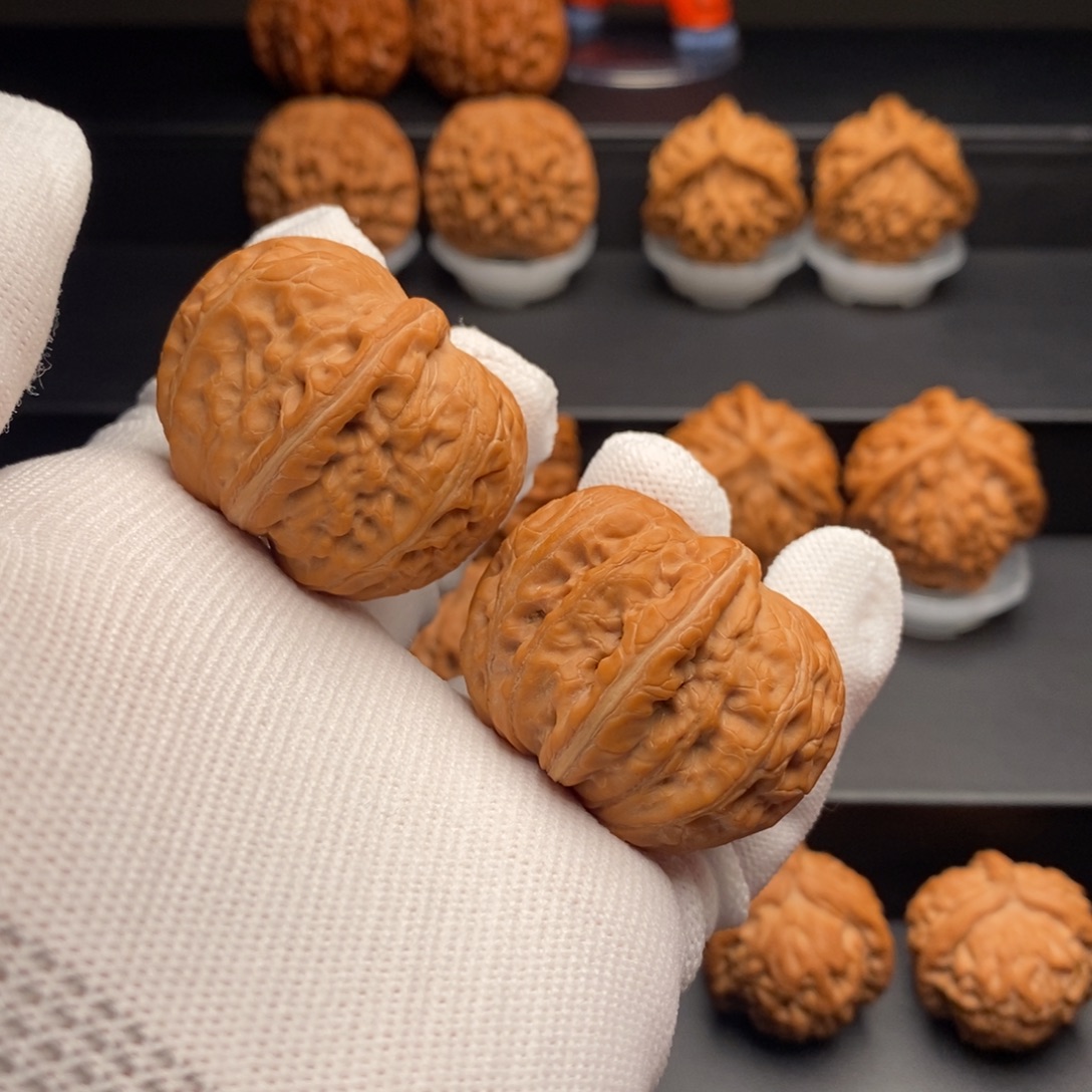 文玩核桃把件41平谷元宝