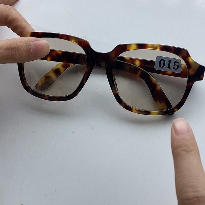 分体款天然水晶石头眼镜