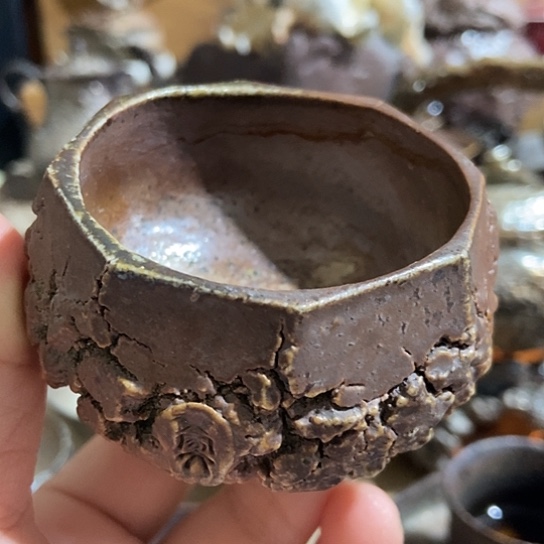 杯微瑕柴烧裸烧手作品