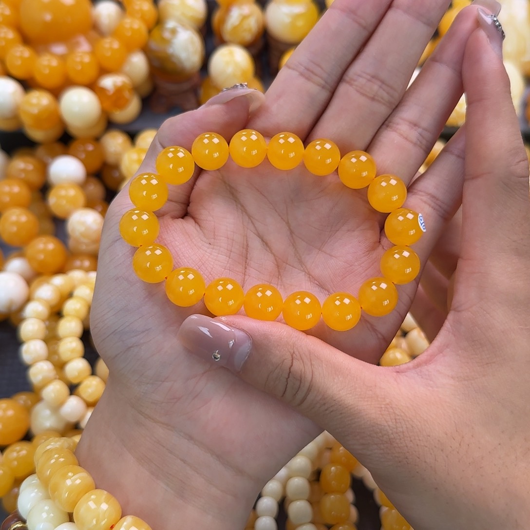 蜜蜡未镶嵌珠宝奇石同料12mm